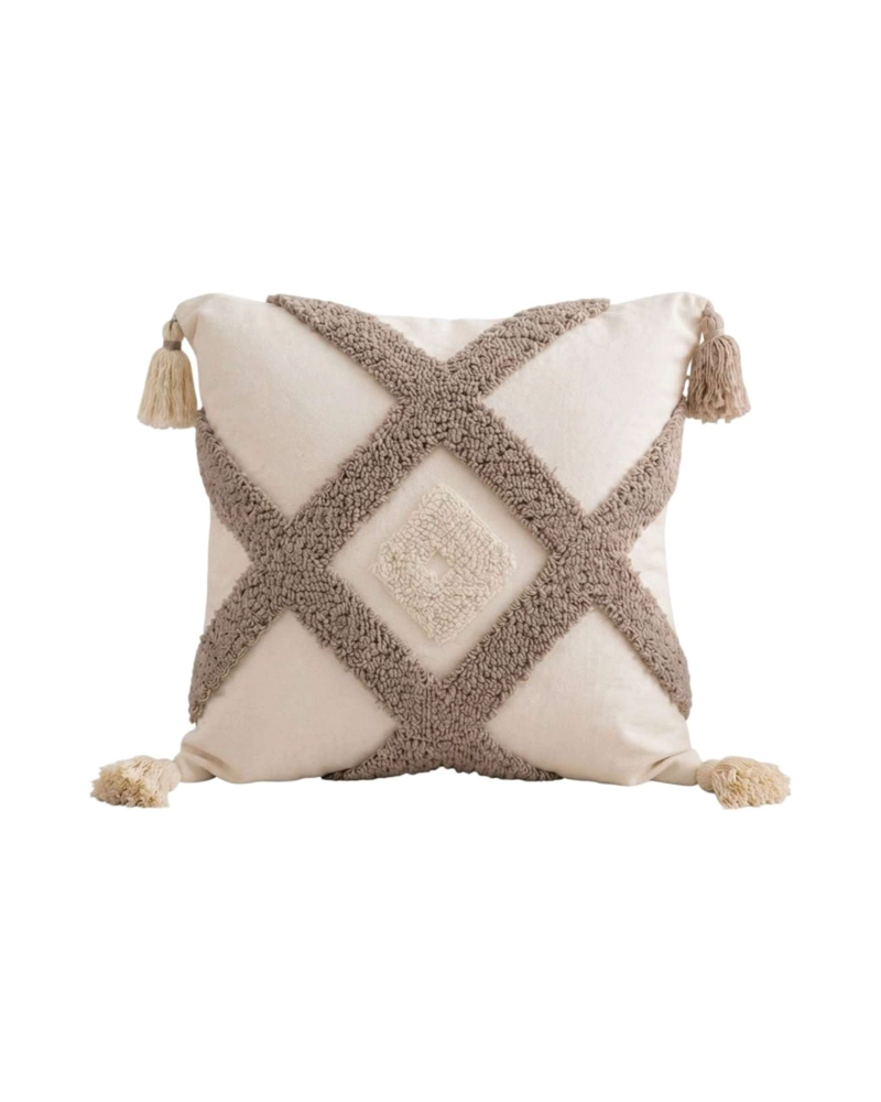 PACK 4 FUNDAS DE COJIN DECORATIVAS BOHO JACQUARD 45X65 - 6