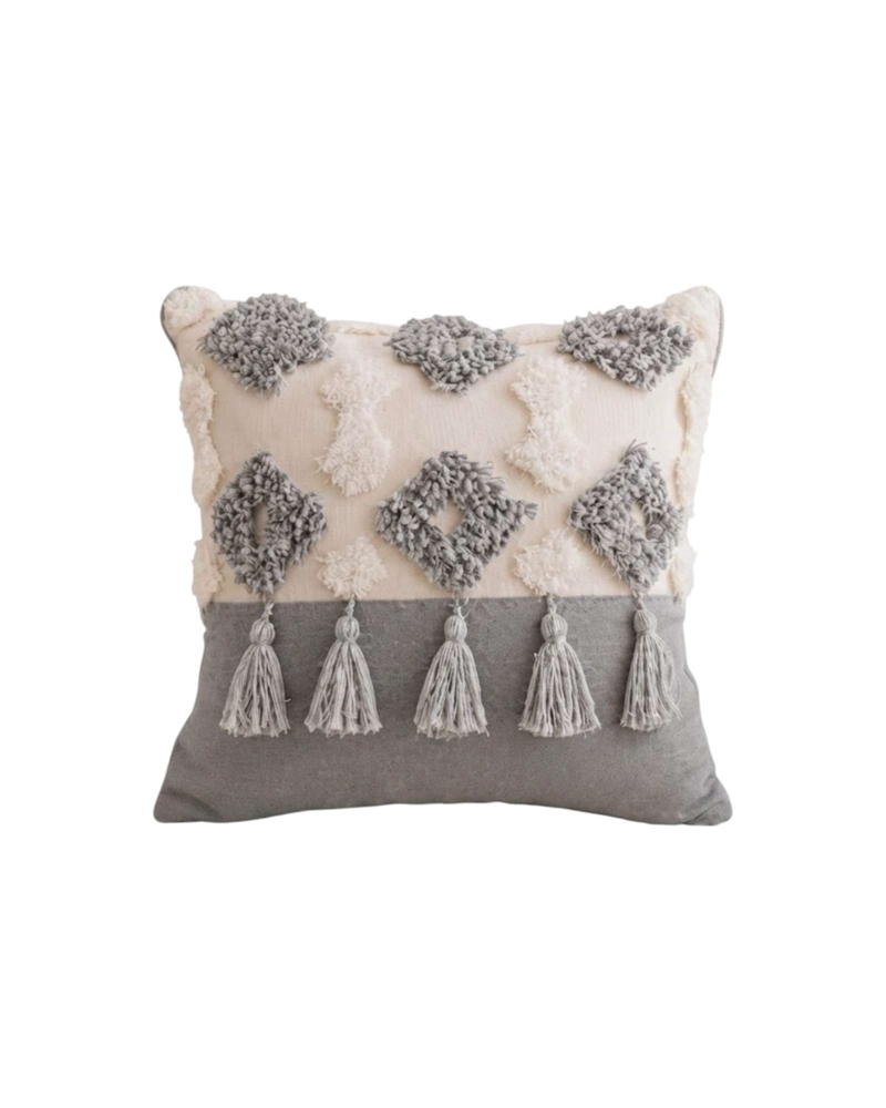 PACK 4 FUNDAS DE COJIN DECORATIVAS BOHO JACQUARD 45X82 - 6