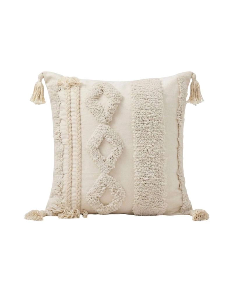 SET DE 2 FUNDAS PARA COJIN ESTILO BOHO CHIC JACQUARD - 6