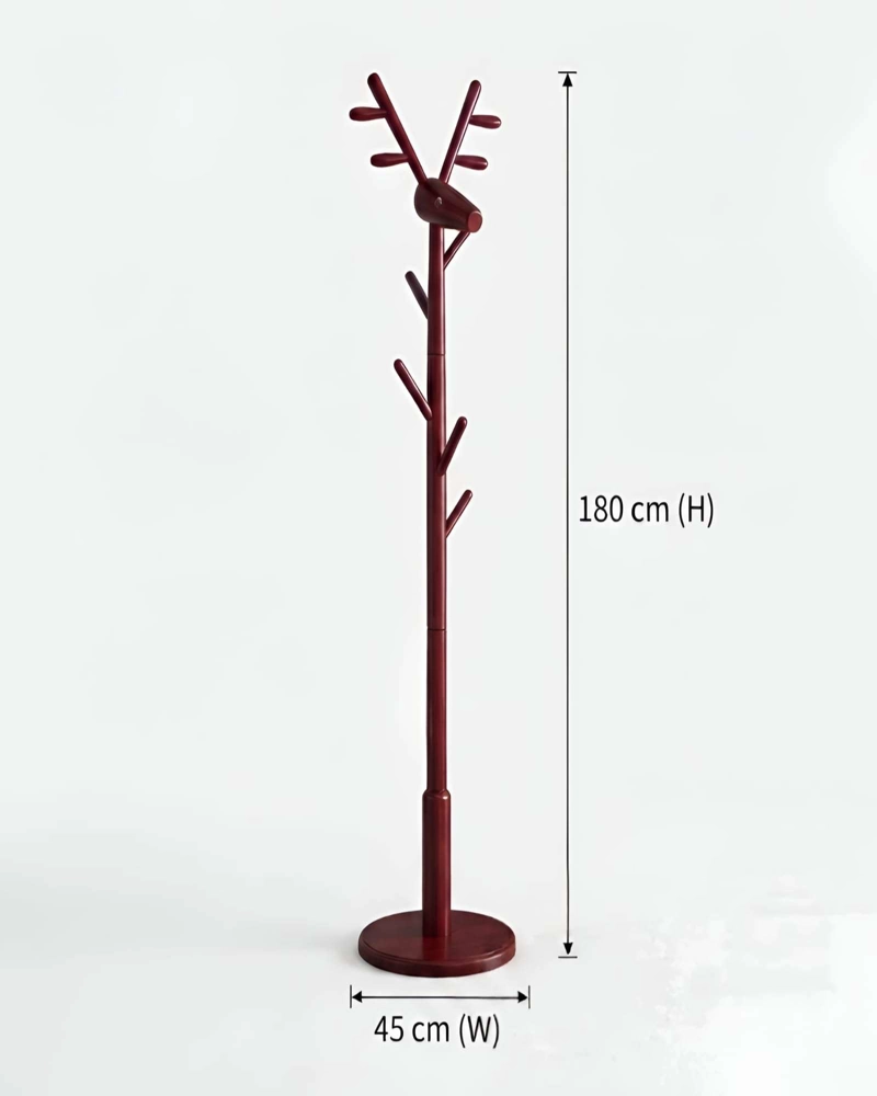 PERCHERO DE PIE MADERA FRESNO DISEÑO MINIMALISTA ORGANIZA - 6