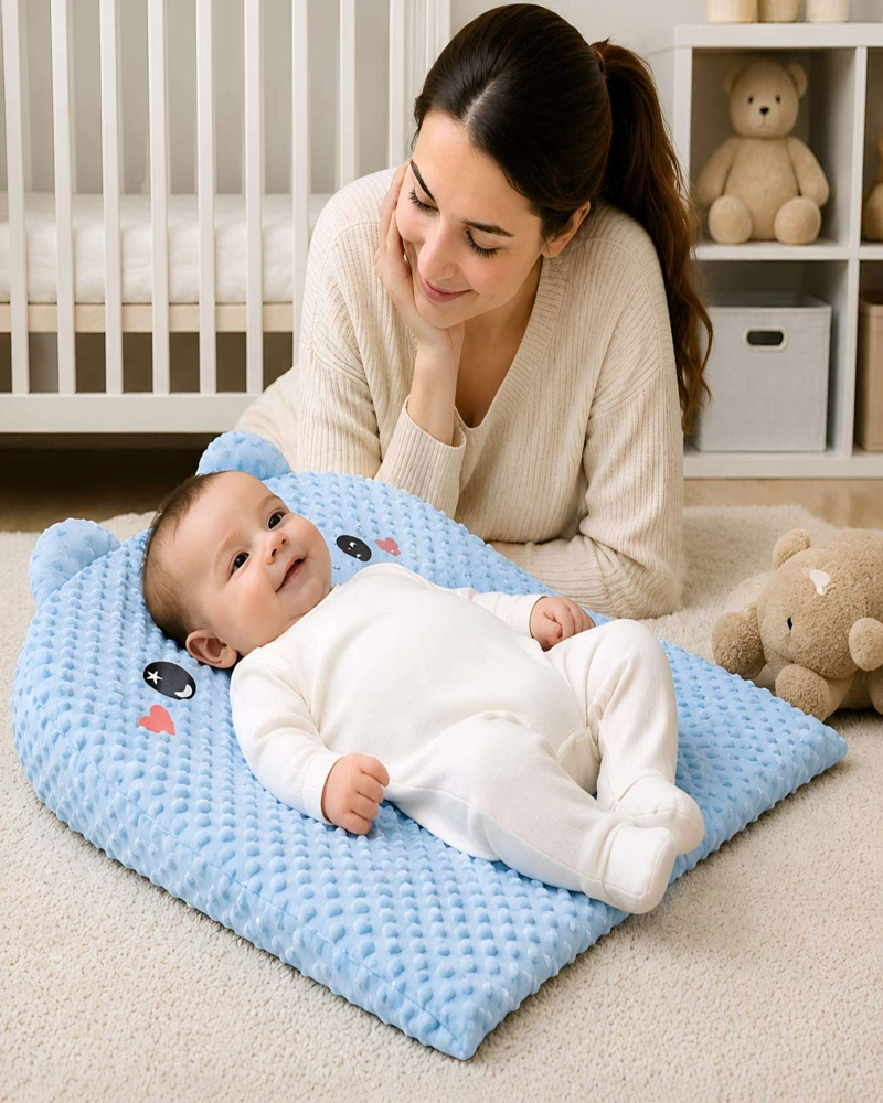 COJIN ALMOHADA ANTIRREFLUJO Y POSICIONADOR ERGONOMICO PARA BEBE - 2