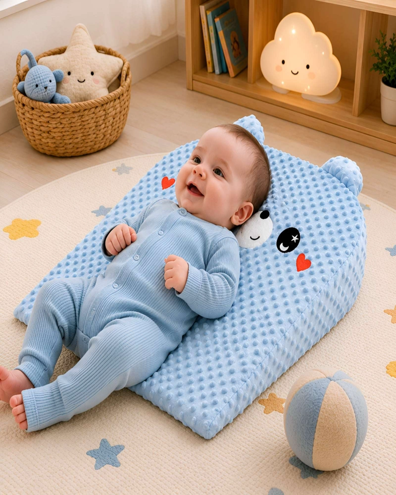COJIN ALMOHADA ANTIRREFLUJO Y POSICIONADOR ERGONOMICO PARA BEBE - 3