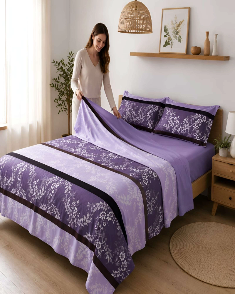 SABANAS DE VERANO CONFORT KING - SET 4 PIEZAS - 5