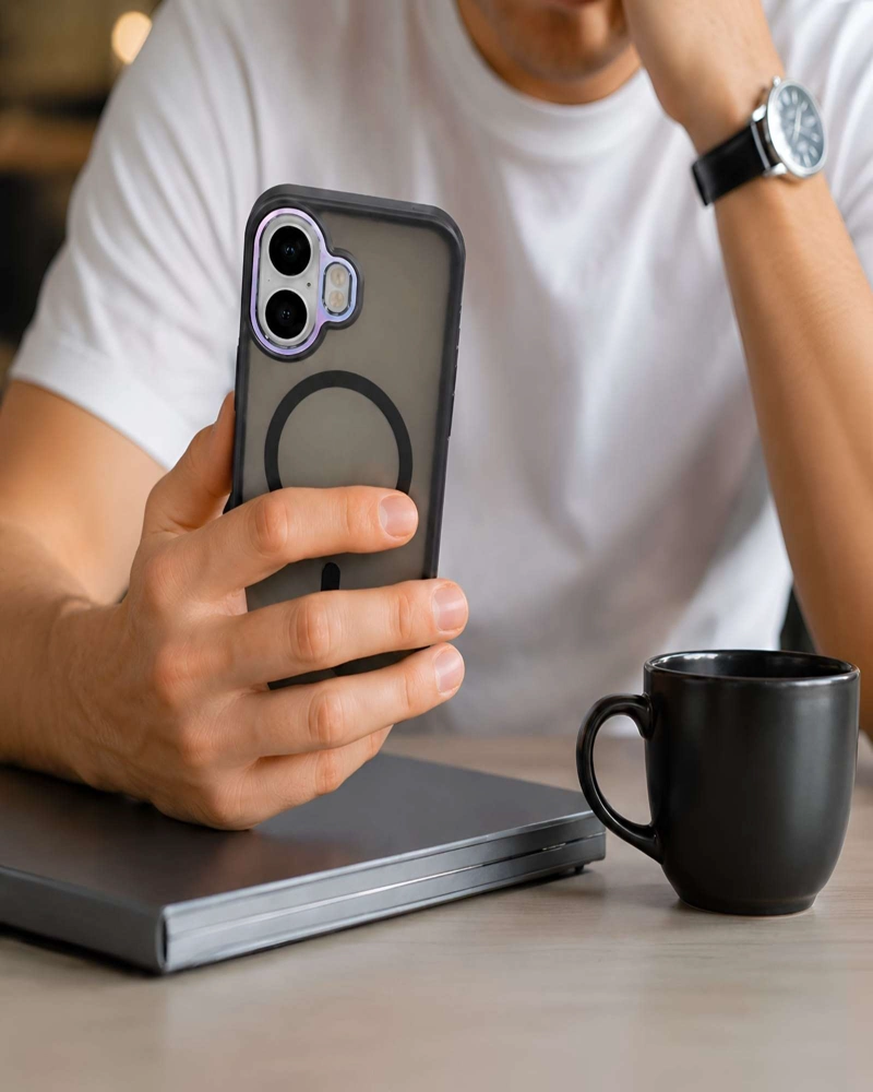 FUNDA PROTECTORA CON TECNOLOGIA MAGSAFE PARA IPHONE 17 - 4