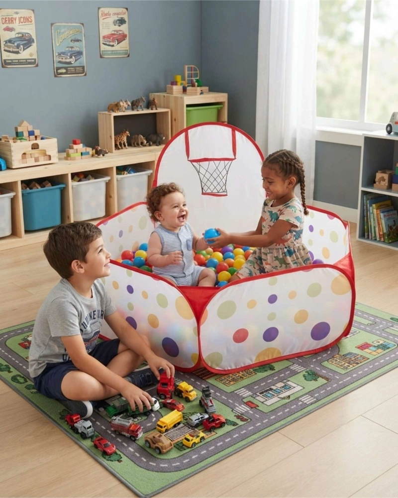 PISCINA INFANTIL 150X125 CM + 50 PELOTAS | DIVERSION GARANTIZADA - 3