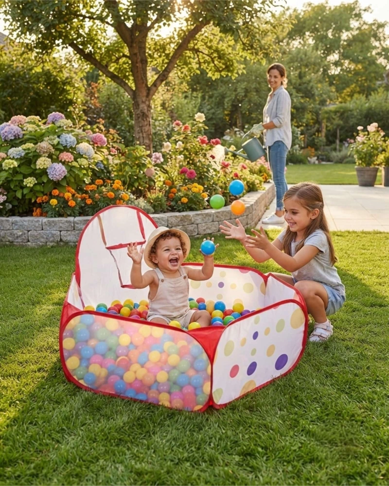PISCINA INFANTIL 150X125 CM + 50 PELOTAS | DIVERSION GARANTIZADA - 4