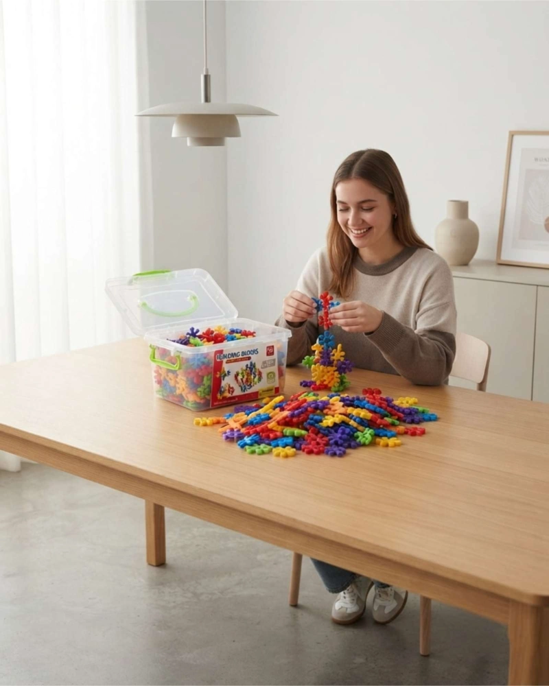 SET DIDACTICO DE ENSAMBLAJE Y CONECTORES DE ANIMALES 90 PIEZAS - 3