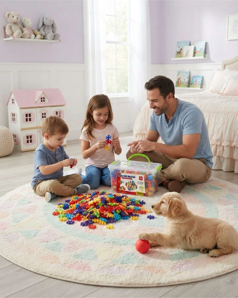 SET DIDACTICO DE ENSAMBLAJE Y CONECTORES DE ANIMALES 90 PIEZAS - 5