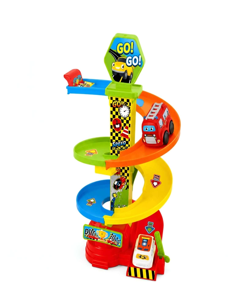 PISTA DE AUTOS EN ESPIRAL JUGUETE DIDACTICO PARA NIÑOS - 6