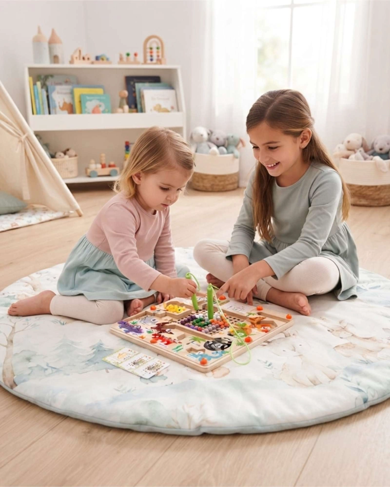 TABLERO MAGNE TICO INFANTIL DINOSAURIOS - JUEGO DIDACTICO DE MADERA - 4
