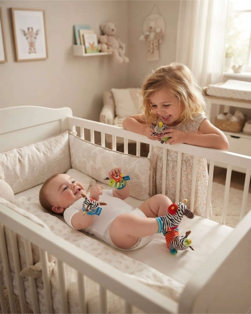 SONAJERO SENSORIAL MULTITEXTURAS PARA BEBES - 5