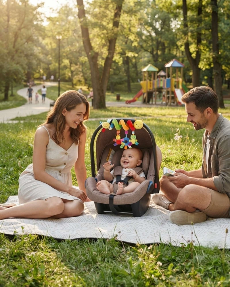 SONAJERO SENSORIAL MULTITEXTURAS PARA BEBES - 1