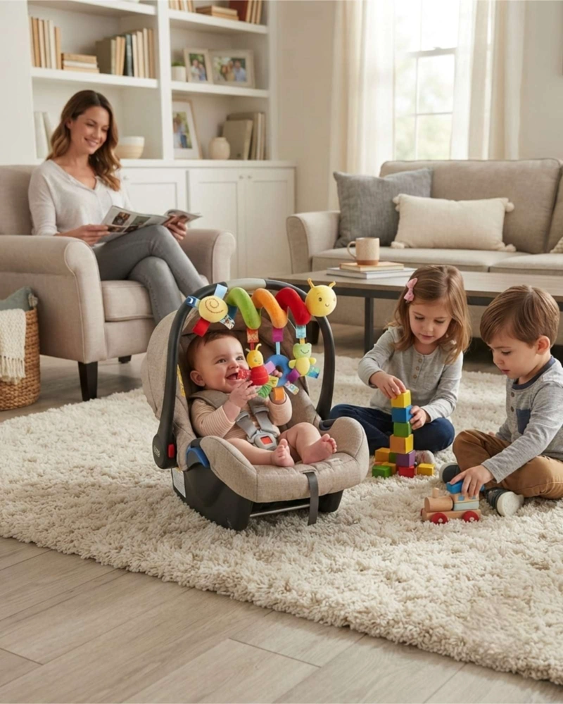 SONAJERO SENSORIAL MULTITEXTURAS PARA BEBES - 4