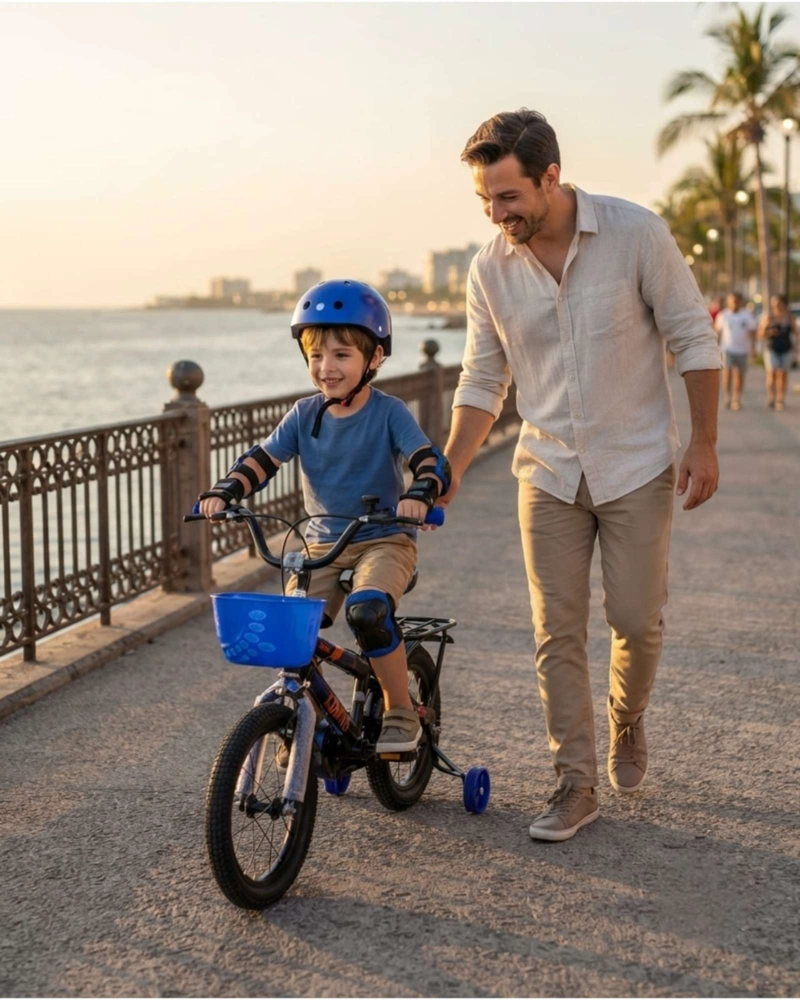 BICI PARA NIÑOS RIN 12 CON CASCO Y PROTECCIONES INCLUIDAS - 1