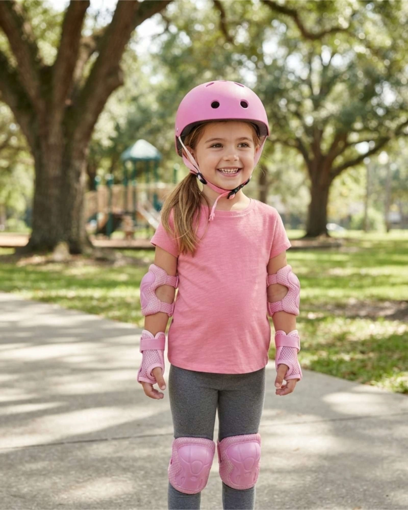 PROTECCION INFANTIL 4 EN 1: CASCO, RODILLERAS, CODERAS Y MUÑEQUERAS - 1