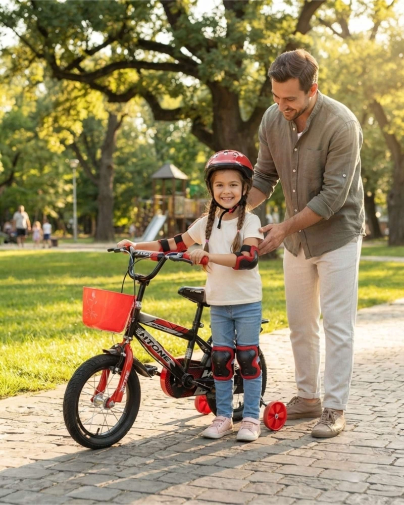 BICI PARA NIÑOS RIN 12 CON CASCO Y PROTECCIONES INCLUIDAS - 2