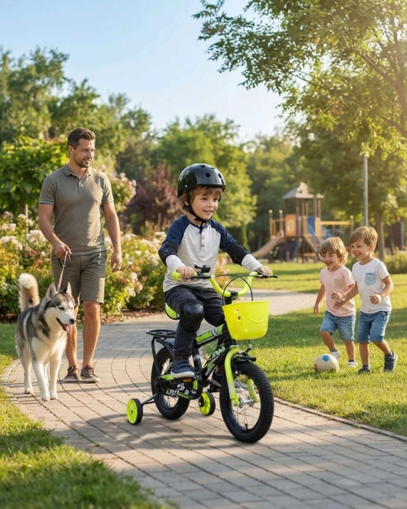 BICI PARA NIÑOS RIN 12 CON CASCO Y PROTECCIONES INCLUIDAS - 5