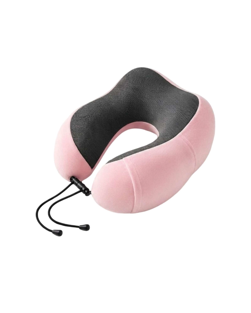 COJIN CERVICAL DE VIAJE ERGONOMICO EN FORMA DE U CON SOPORTE 360° - 6