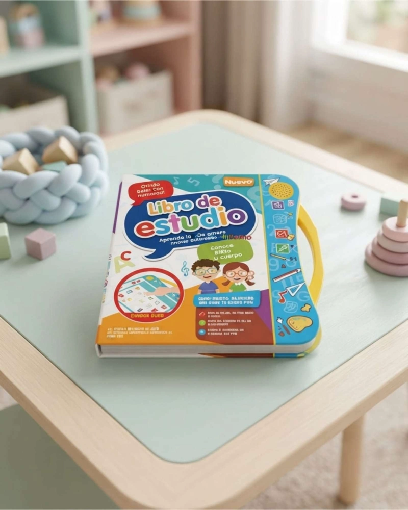 LIBRO DE APRENDIZAJE INTERACTIVO TACTIL CON MUSICA Y NUMEROS - 6