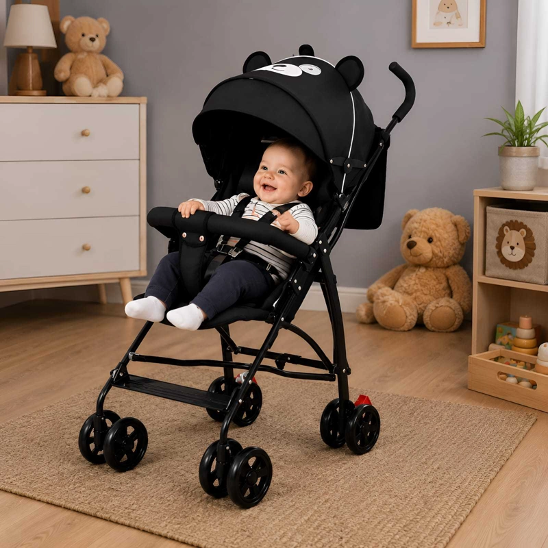 COCHE DE PASEO PLEGABLE Y LIVIANO PARA BEBE - 2