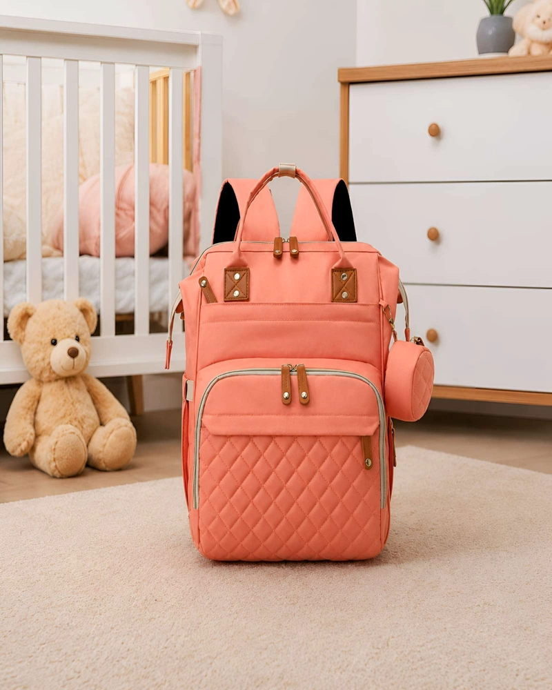 MOCHILA PARA BEBE MATERNAL MULTIFUNCION E IMPERMEABLE - 4