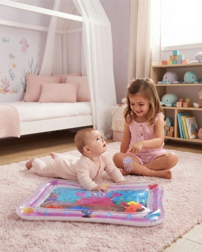 ALFOMBRA ACUATICA SENSORIAL PARA BEBE : ESTIMULACION TEMPRANA Y DESARROLLO MOTRIZ - 2