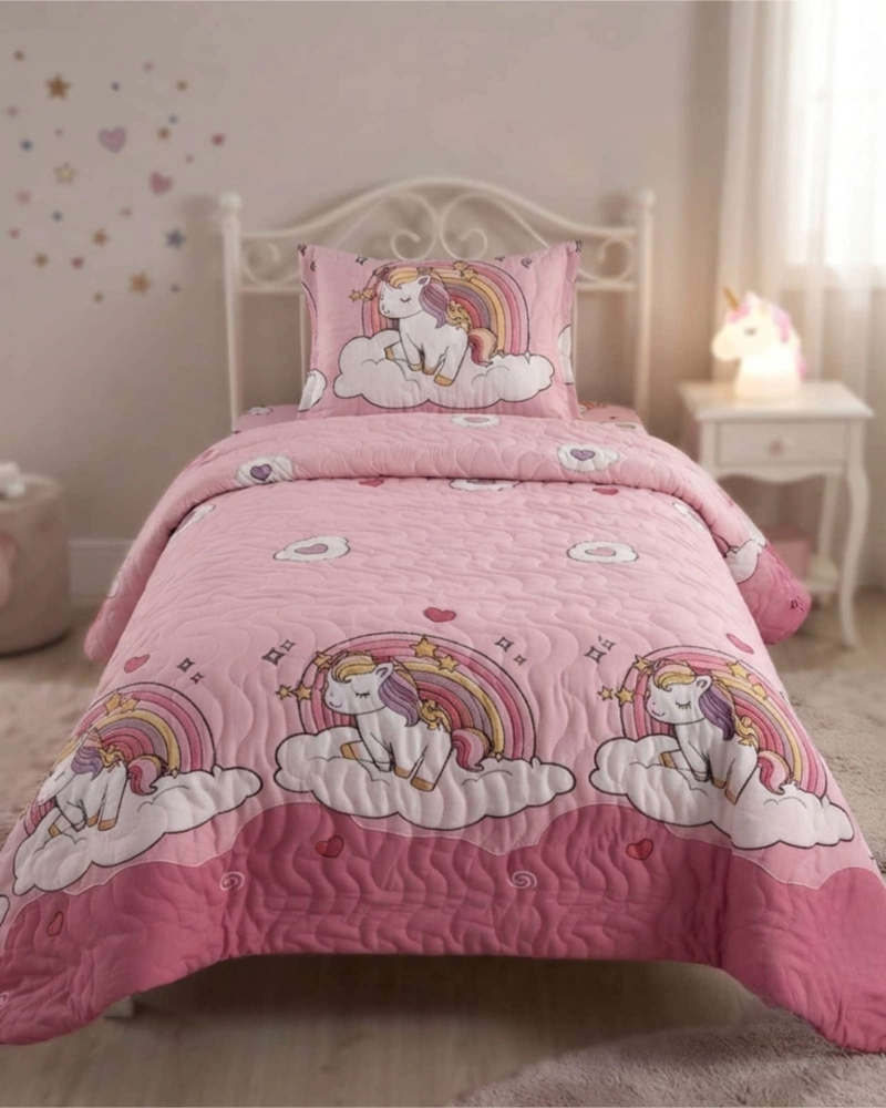 QUILT PLAZA Y MEDIA DE DISEÑO INFANTIL MAS 1 ALMOHADA - 4