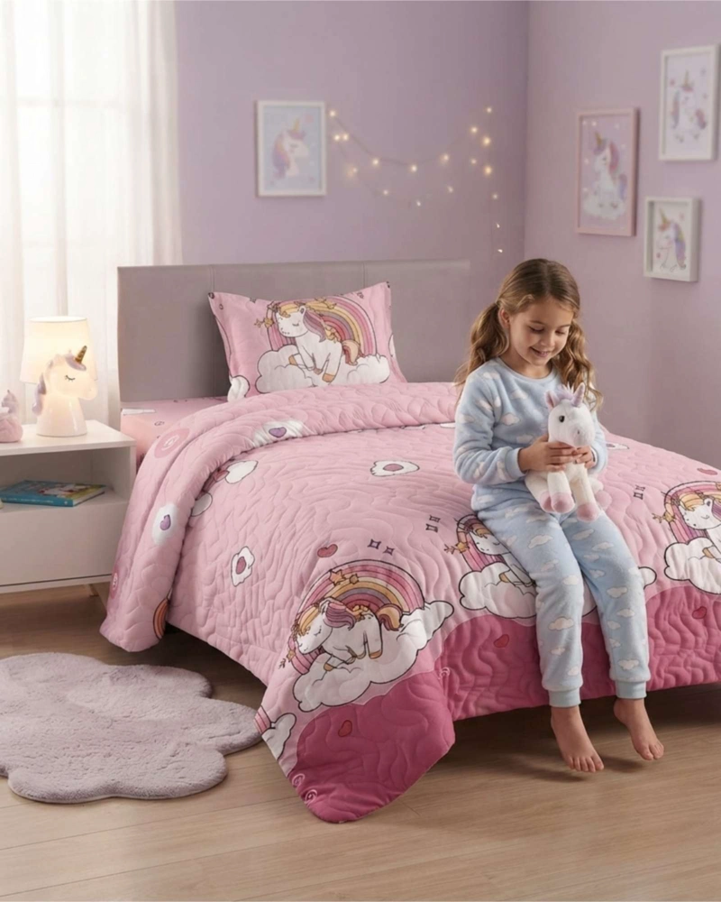 QUILT PLAZA Y MEDIA DE DISEÑO INFANTIL MAS 1 ALMOHADA - 5