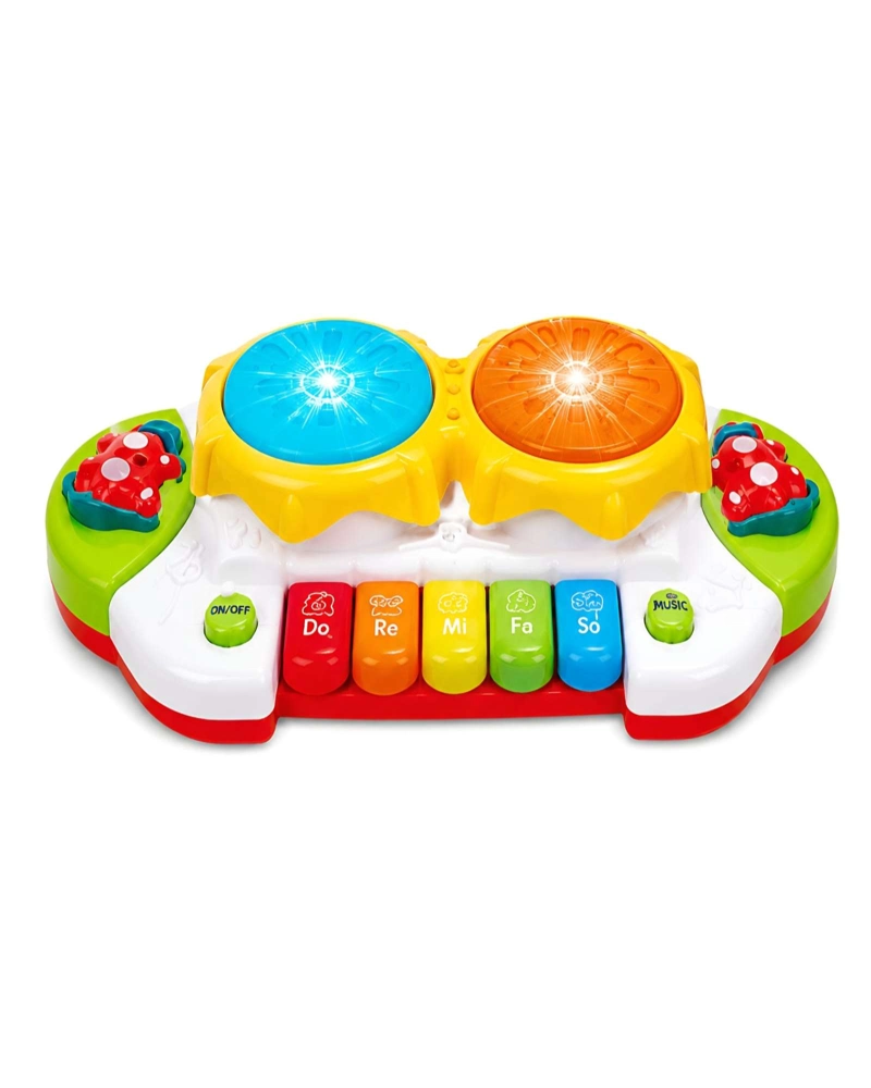 PIANO MUSICAL INTERACTIVO CON LUCES Y SONIDO PARA BEBE - 6