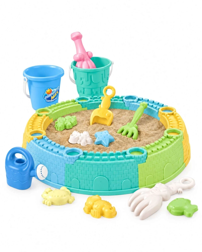 SET DE JUGUETES PARA PLAYA CASTILLO CON MOLDES - 6