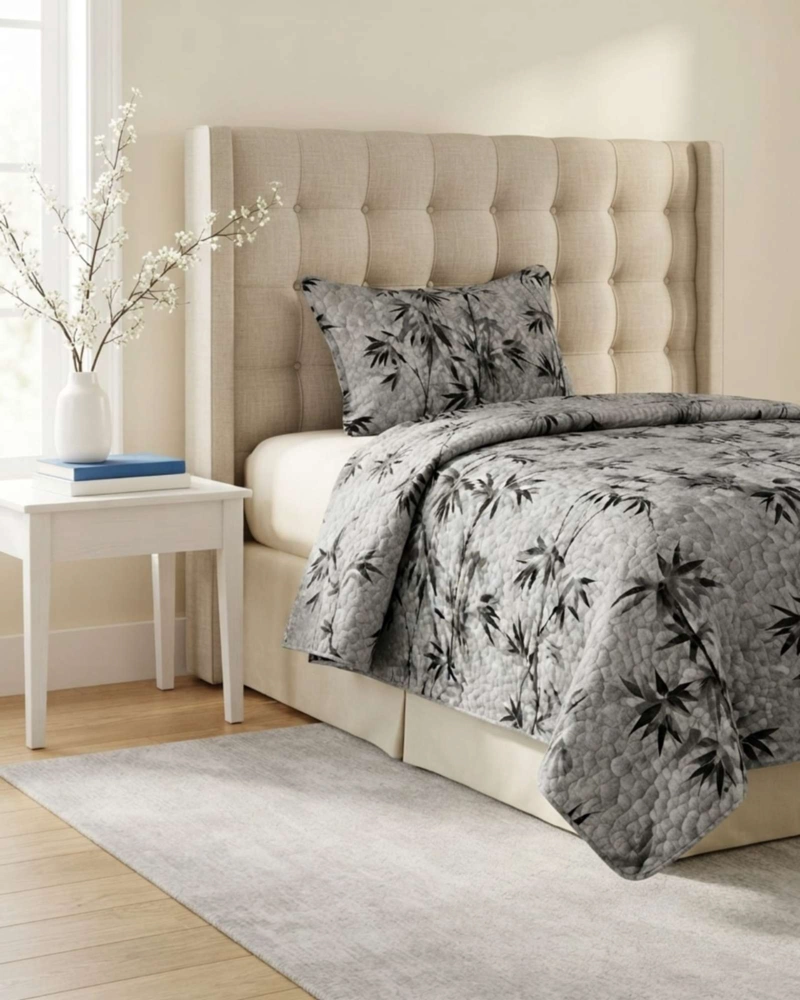 SET CUBRELECHO QUILT VERANO 1.5 PLAZAS FRESCO MAS 1 FUNDA DE ALMOHADA - 3