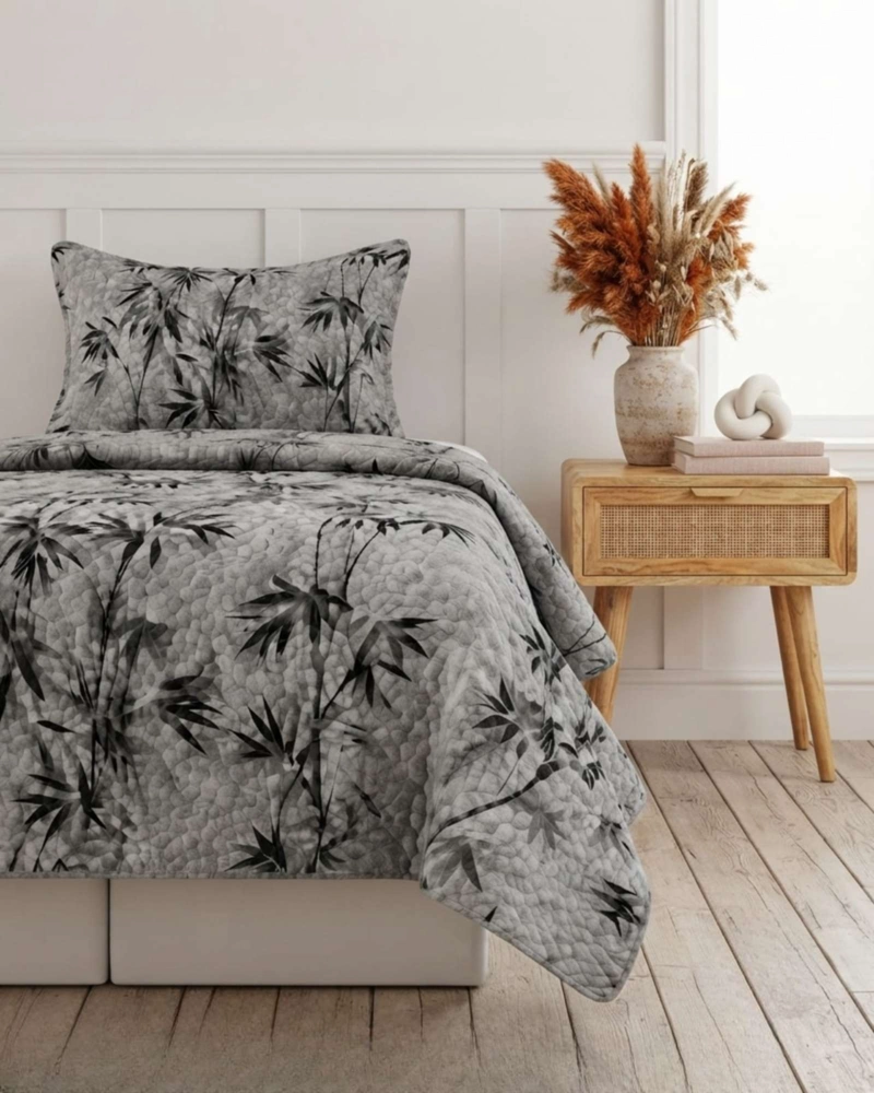SET CUBRELECHO QUILT VERANO 1.5 PLAZAS FRESCO MAS 1 FUNDA DE ALMOHADA - 4