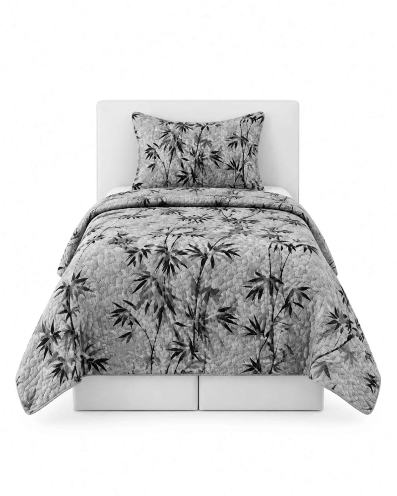 SET CUBRELECHO QUILT VERANO 1.5 PLAZAS FRESCO MAS 1 FUNDA DE ALMOHADA - 6