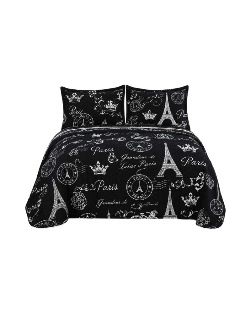 QUILT CUBRECAMA DELGADO VERANO SUPER KING + 2 FUNDAS - 6