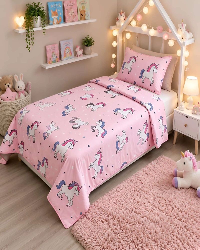 CUBRECAMAS QUILT PLAZA Y MEDIA MAS ALMOHADA TEXTURA SUAVE Y FRESCA - 4