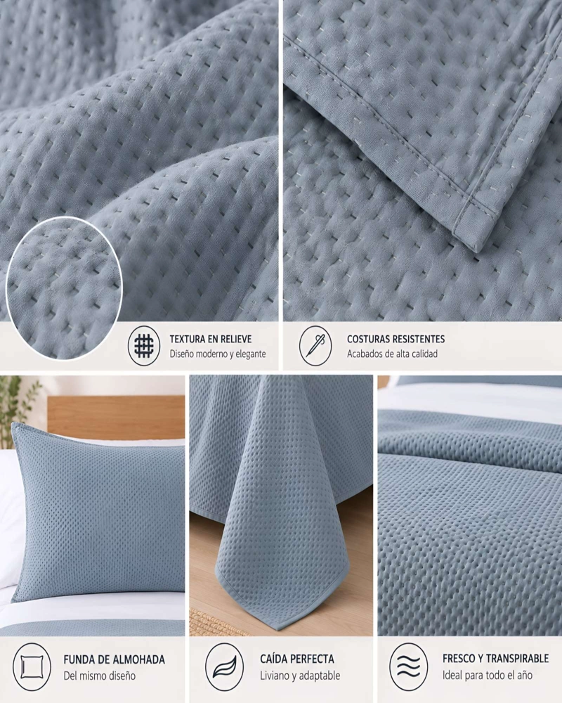 UBRECAMA CADIZ ULTRA SOFT 1.5 PLAZAS 180X240 CM - 5