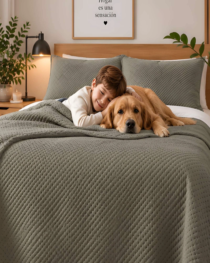CUBRECAMA 2 PLAZAS CADIZ ULTRA SOFT MASHINI 220X242 - 2
