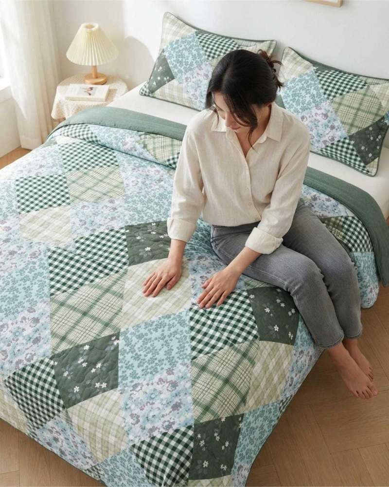 QUILT DELGADO PARA VERANO FRESCO 2 PLAZAS - 2