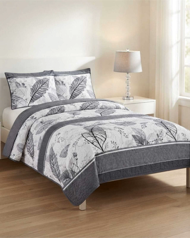 QUILT DELGADO PARA VERANO FRESCO KING MAS ALMOHADAS - 4