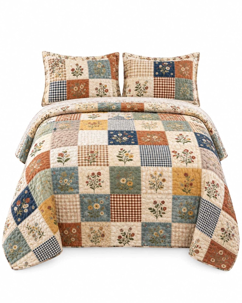 QUILT DELGADO PARA VERANO FRESCO 2 PLAZAS MAS ALMOHADAS - 6