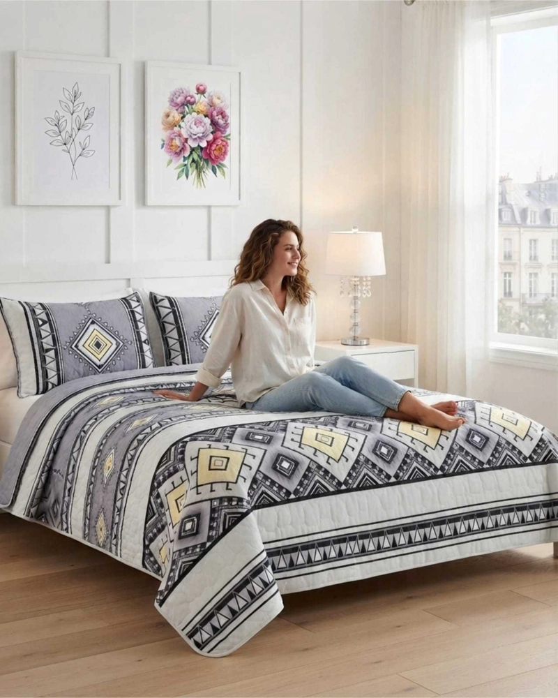 QUILT DELGADO PARA VERANO FRESCO 2 PLAZAS - 1