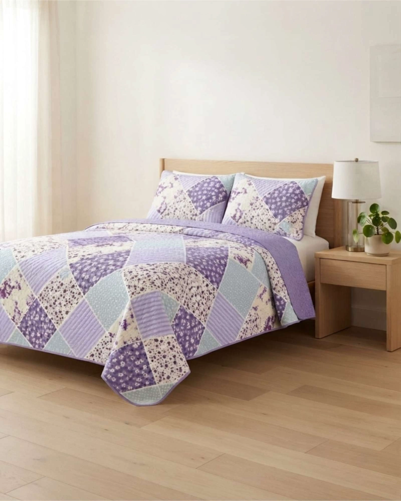 QUILT DELGADO PARA VERANO FRESCO 2 PLAZAS MAS ALMOHADAS - 1