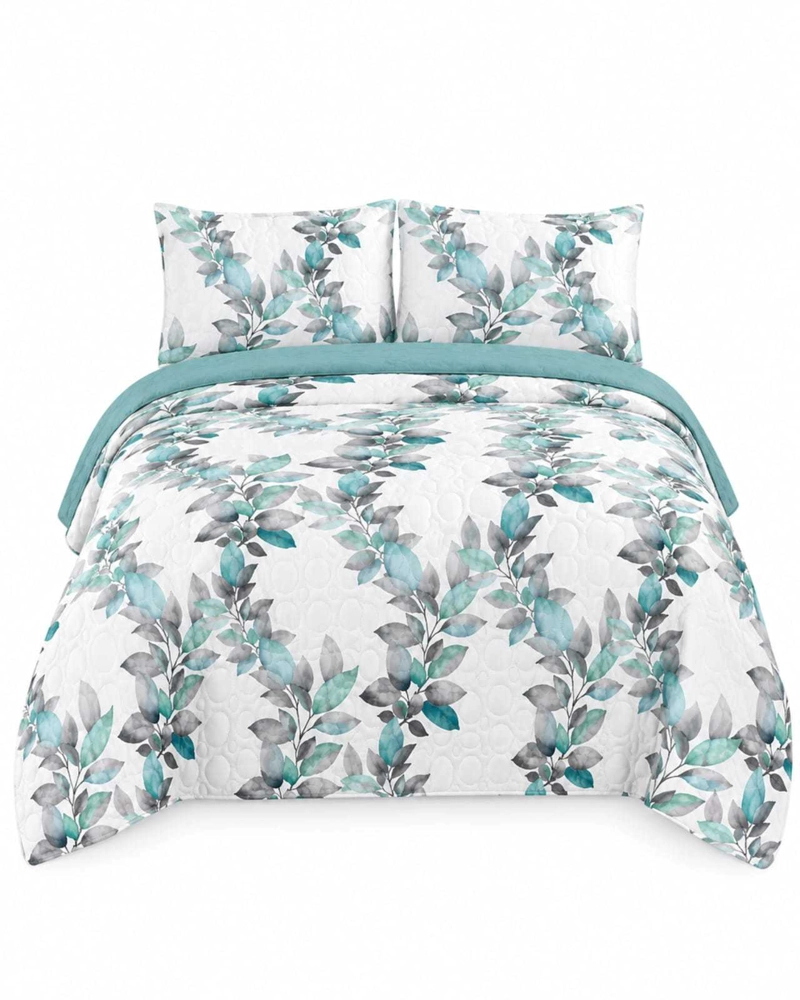 QUILT DELGADO PARA VERANO FRESCO 2 PLAZAS MAS ALMOHADAS - 6