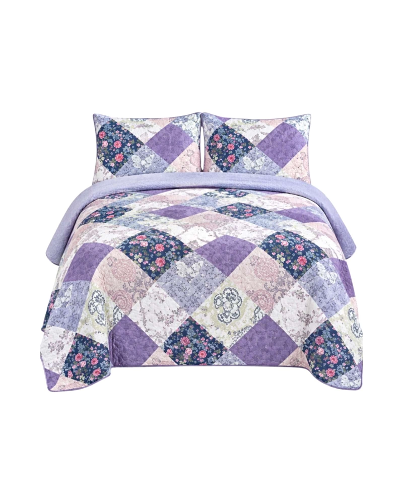 QUILT DELGADO PARA VERANO FRESCO 2 PLAZAS MAS ALMOHADAS - 6