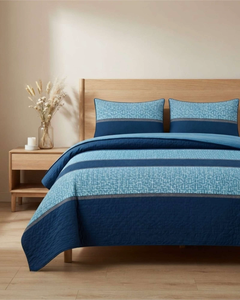 QUILT DELGADO PARA VERANO FRESCO KING MAS ALMOHADAS - 4