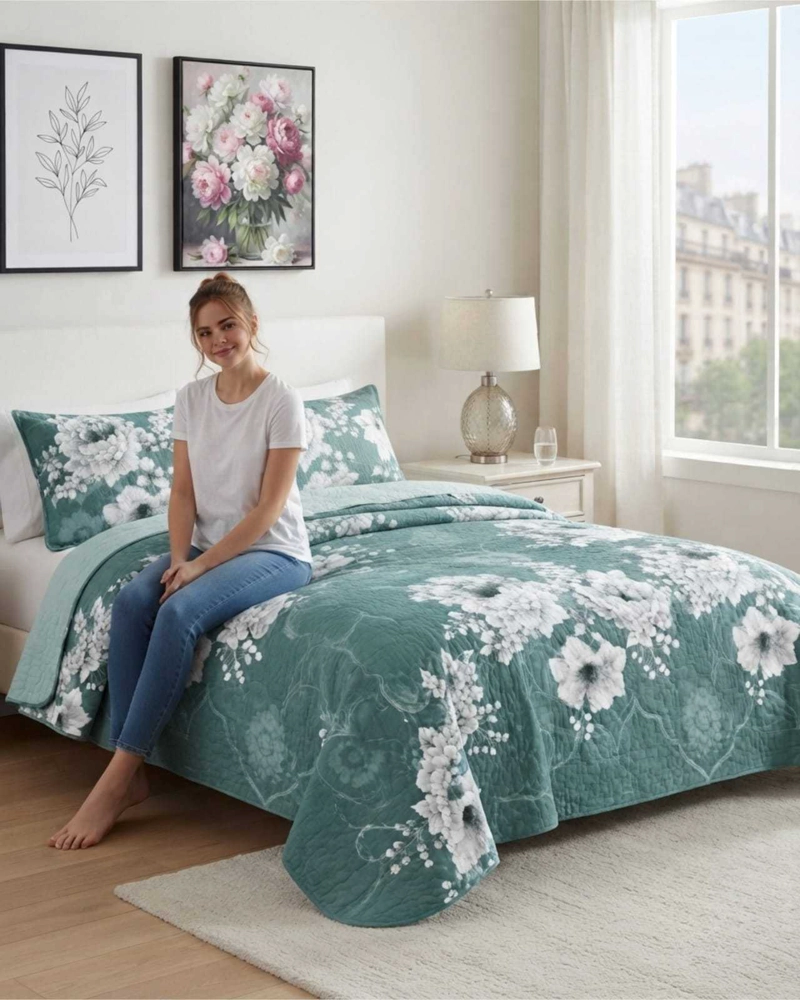 QUILT DELGADO PARA VERANO FRESCO KING - 1