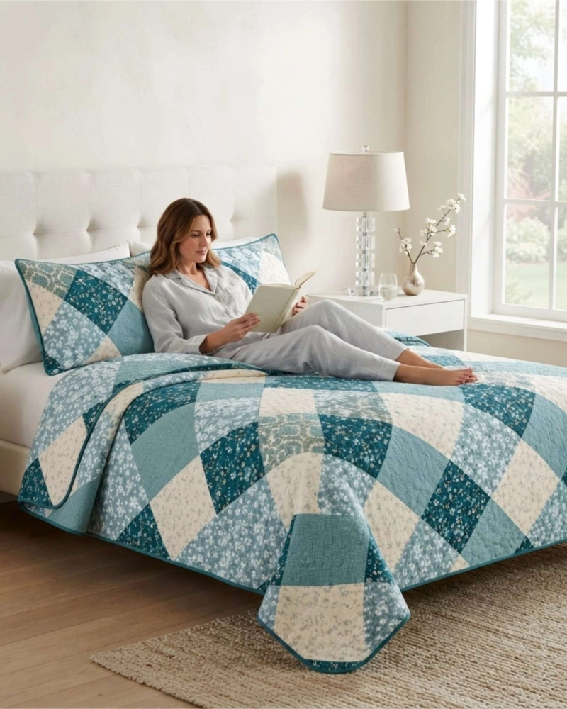 QUILT DELGADO PARA VERANO FRESCO 2 PLAZAS - 1