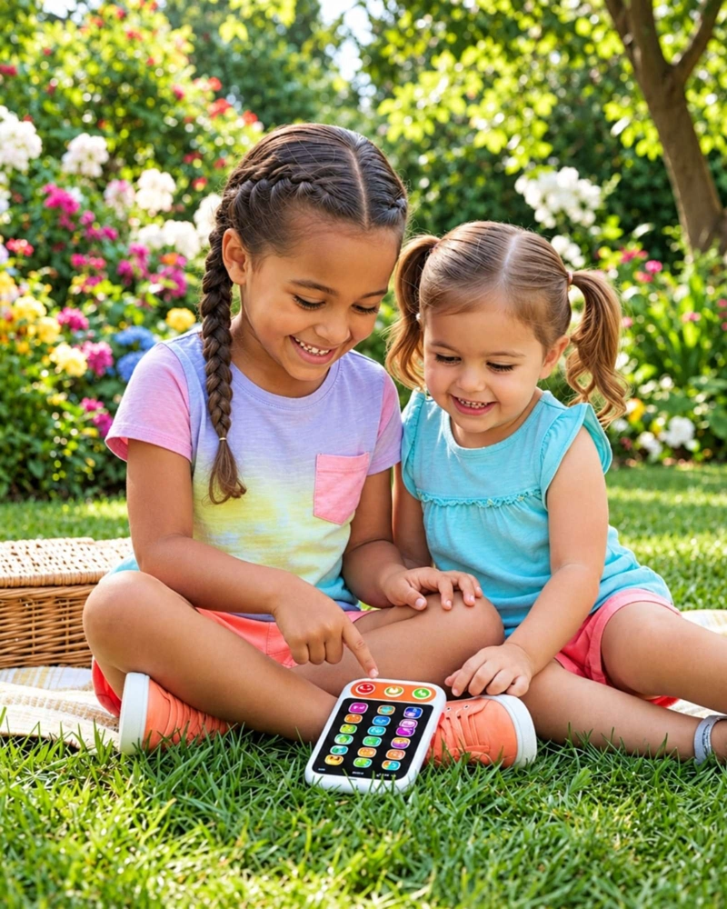 CELULAR DE JUGUETE INTERACTIVO PARA NIÑOS PANTALLA CON ICONOS - 3