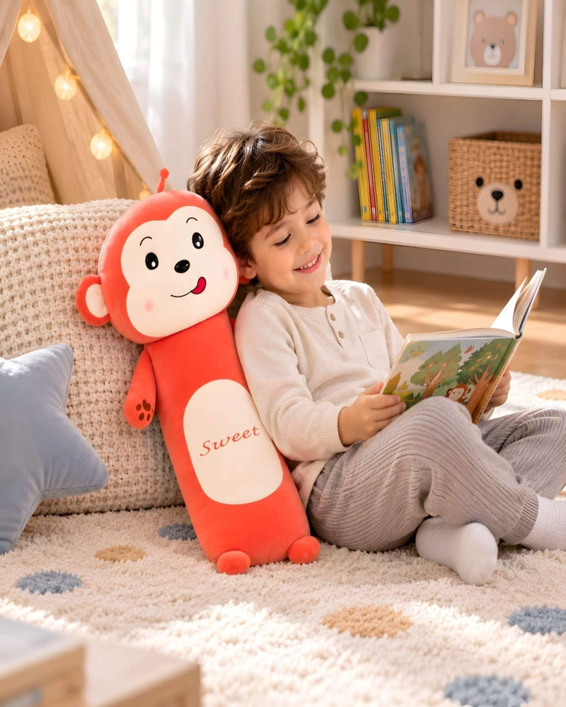 PELUCHE GIGANTE DE 70 CM ALMOHADA DE APOYO Y RESPALDO SUAVE - 1