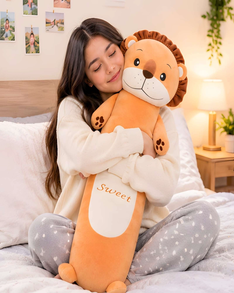 PELUCHE GIGANTE DE 70 CM ALMOHADA DE APOYO Y RESPALDO SUAVE - 2